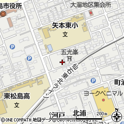 宮城県東松島市矢本大溜227-4周辺の地図