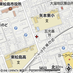 宮城県東松島市矢本大溜229周辺の地図