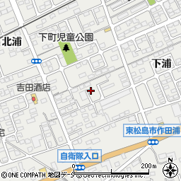 宮城県東松島市矢本下浦302周辺の地図