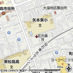宮城県東松島市矢本大溜227-2周辺の地図