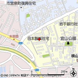 日本製紙社宅周辺の地図