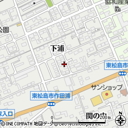 宮城県東松島市矢本下浦331周辺の地図