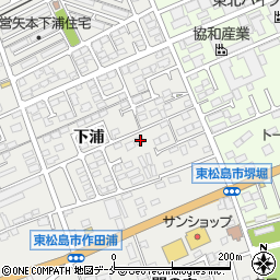 宮城県東松島市矢本下浦325周辺の地図