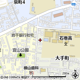 宮城県石巻市大手町10周辺の地図