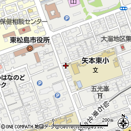 宮城県東松島市矢本大溜125-9周辺の地図
