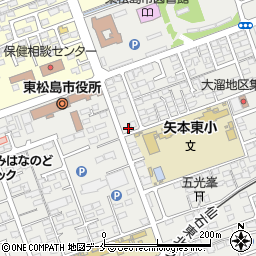 宮城県東松島市矢本大溜124周辺の地図
