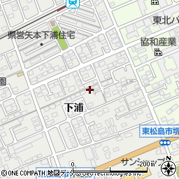 宮城県東松島市矢本下浦316-6周辺の地図