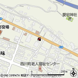 ＪＡセルフＳＳポート西川ＳＳ周辺の地図