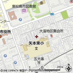 宮城県東松島市矢本大溜116周辺の地図