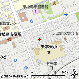 宮城県東松島市矢本大溜120周辺の地図