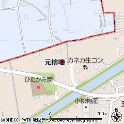 宮城県石巻市門脇元捨喰周辺の地図