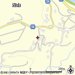 山形県西村山郡西川町沼山335周辺の地図