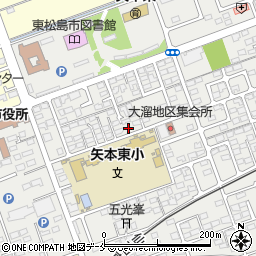 宮城県東松島市矢本大溜114周辺の地図