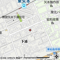 宮城県東松島市矢本下浦269周辺の地図