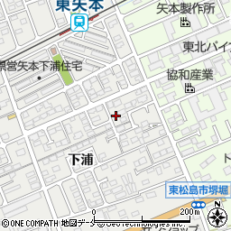 宮城県東松島市矢本下浦269-10周辺の地図
