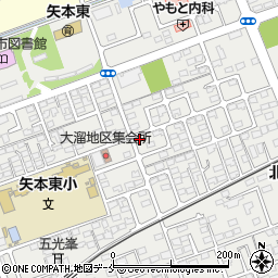 宮城県東松島市矢本大溜147-6周辺の地図
