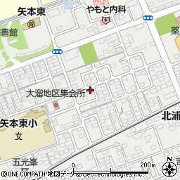宮城県東松島市矢本大溜148-6周辺の地図