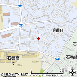 〒986-0832 宮城県石巻市泉町の地図