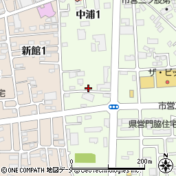 宮城県石巻市中浦周辺の地図