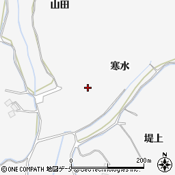 宮城県東松島市新田寒水周辺の地図
