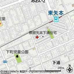 宮城県東松島市矢本下浦185周辺の地図
