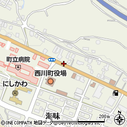 西川町役場前周辺の地図