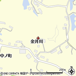 宮城県黒川郡大郷町羽生金井川周辺の地図