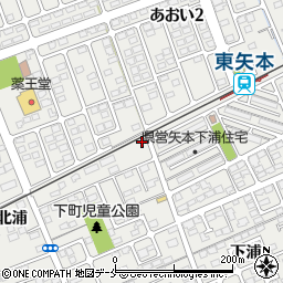 宮城県東松島市矢本下浦183周辺の地図