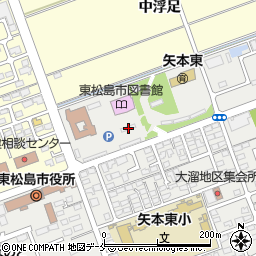 宮城県東松島市矢本大溜1周辺の地図