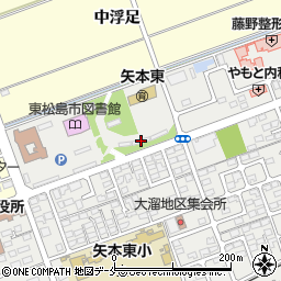 宮城県東松島市矢本大溜48周辺の地図