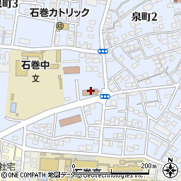石巻法務合同庁舎周辺の地図