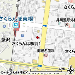 村山警察署東根交番周辺の地図