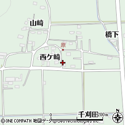 宮城県石巻市渡波西ケ崎周辺の地図