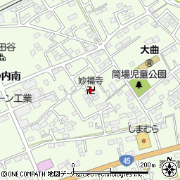 妙福寺周辺の地図