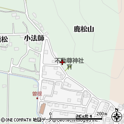 宮城県石巻市渡波鹿松山周辺の地図
