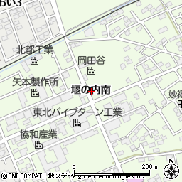 宮城県東松島市大曲堰の内南周辺の地図