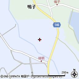 宮城県黒川郡大郷町味明熊野周辺の地図