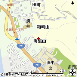 宮城県石巻市湊町裏山周辺の地図