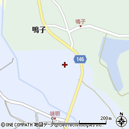 宮城県黒川郡大郷町味明熊野堂周辺の地図