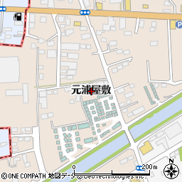 宮城県石巻市門脇元浦屋敷周辺の地図