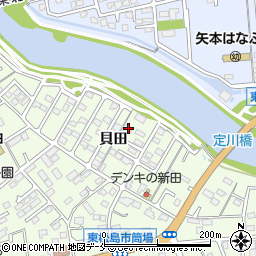 宮城県東松島市大曲貝田43周辺の地図