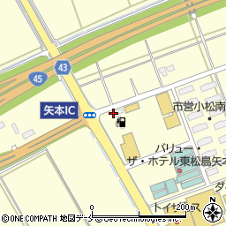 カメイ株式会社　カーライフ事業部矢本インターＳＳ周辺の地図