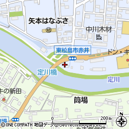 宮城県東松島市赤井川前三番周辺の地図