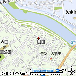 宮城県東松島市大曲貝田33周辺の地図