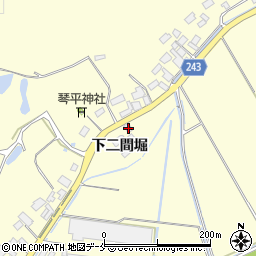 宮城県東松島市小松下二間堀201周辺の地図
