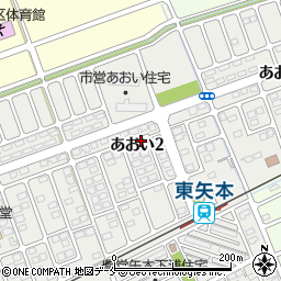 宮城県東松島市あおい周辺の地図