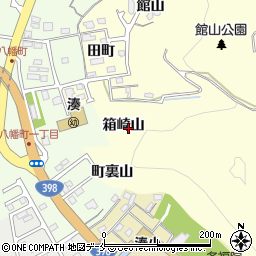 宮城県石巻市湊箱崎山周辺の地図