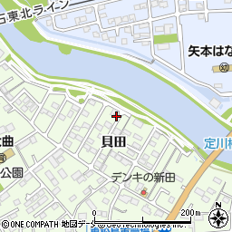 宮城県東松島市大曲貝田30周辺の地図
