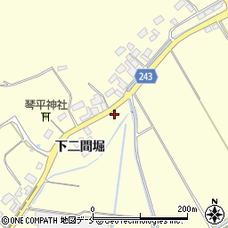 宮城県東松島市小松下二間堀214周辺の地図