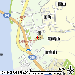 石巻市役所　総合福祉会館みなと荘周辺の地図